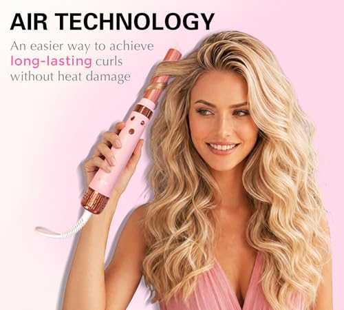 ABNER 6 in 1 Professional Hot Air Styler Auto Curler - Powerful Hair Dryer Brush and - image 4