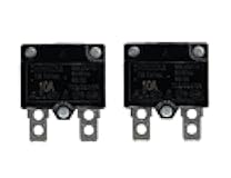 LinkePow 2PCS 10A Automatic Reset Relay Fuse Therma Switch Circuit Breaker Current Overload Protector Kids Powered Ride On Car Accessories