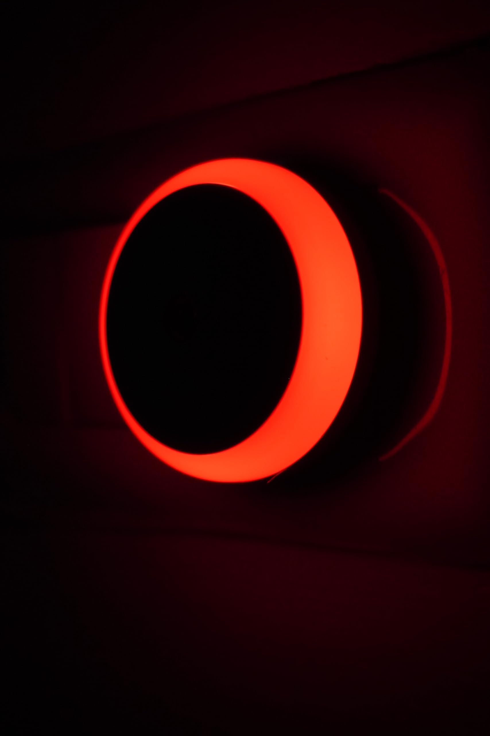 HOARD Polycarbonate 0.5W Led Plug in Smart Night Lamp with Automatic Sensor Smart LED Night Lamp -(Reging Red) Pack of 1