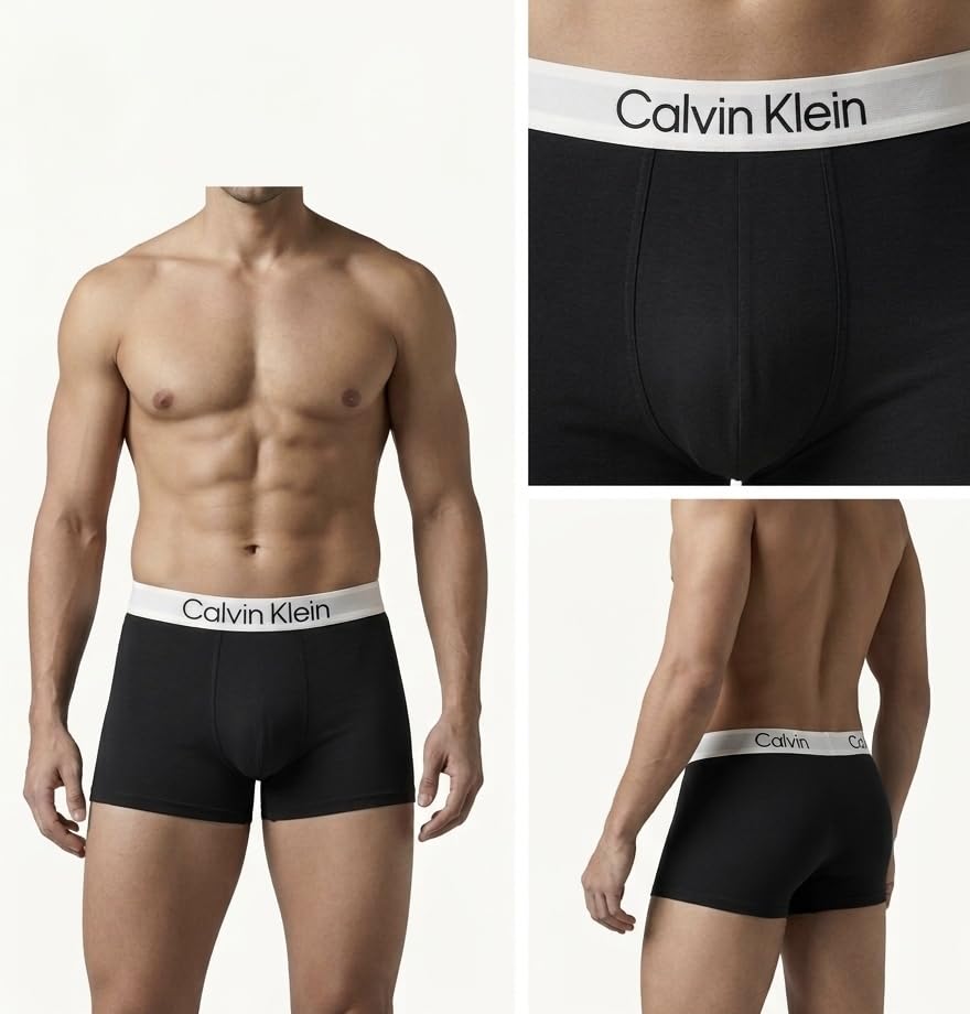 Buy GIIG CK Presents Plain Strechable Cotton Modal Underwear for Men (Black) Pack of 2,3 |Trending Underwear | Ultrasoft & Comfortable (in, Alpha, M, Regular, 2, Black) at Amazon.in - Image 7