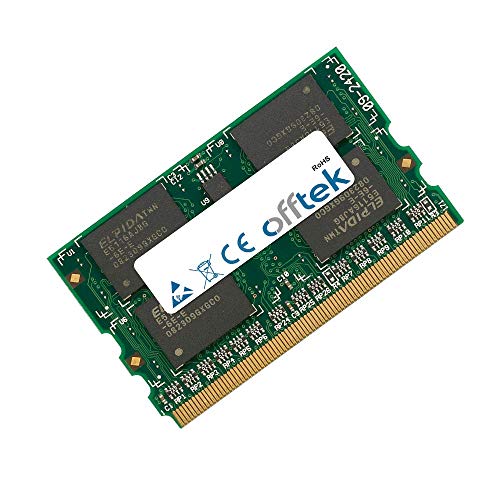 RAM 1Go 172 Pin MicroDimm DDR2 PC2-4200 pour éviter le crash de vieux PC portable