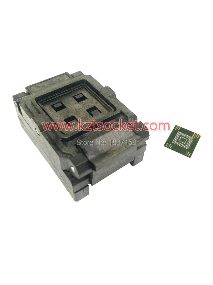 Wiring Connecting Terminals - eMMC Socket,11x10,Test and Burn-in Socket,for eMMC Programmer eMMC Socket Adapter Reader,BGA169 BGA153,SGL