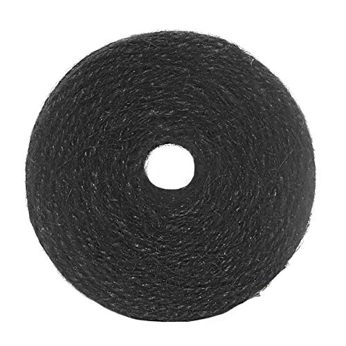 Image of Vivifying 656 Feet Black Jute Twine, Natural 2mm Jute Cord for Crafts, Halloween Wrapping, Garden (Black)