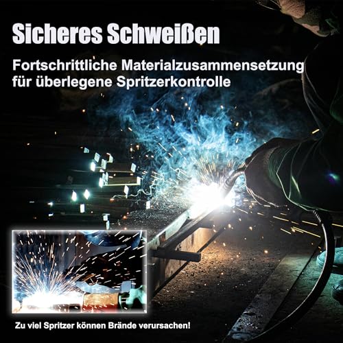 HARUKIKU Fülldraht 0.8mm Nettogewicht 0.9KG - E71T-GS Schweißdraht für Fülldraht Schweißgerät ohne Gas, Drahtrolle D100, 1 Rollen