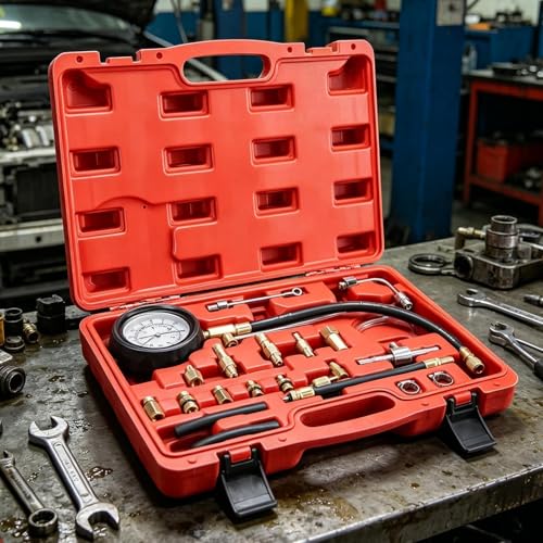 Detector de compresión de 0 a 10 bar para solucionar fallos de arranque en coches 3