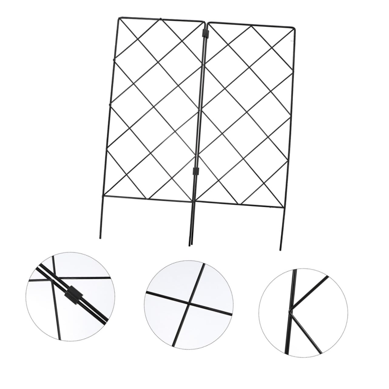 Gadpiparty 2pièces Support pour Plantes Grimpantes Treillis de Jardinage Lot de Supports pour Plantes Pot Design Simple et Pratique