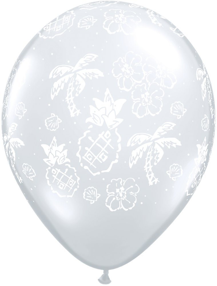 Pioneer Balloon Company 25 Count Latex Balloon, 11", Diamond Clear