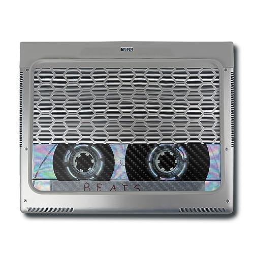 Image of MightySkins Carbon Fiber Skin Compatible With Alienware X16 R1 (2023) Full Wrap Kit - Holo Cassette | Protective, Durable Textured Carbon Fiber Finish | Easy To Apply & Change Styles | Made in the USA