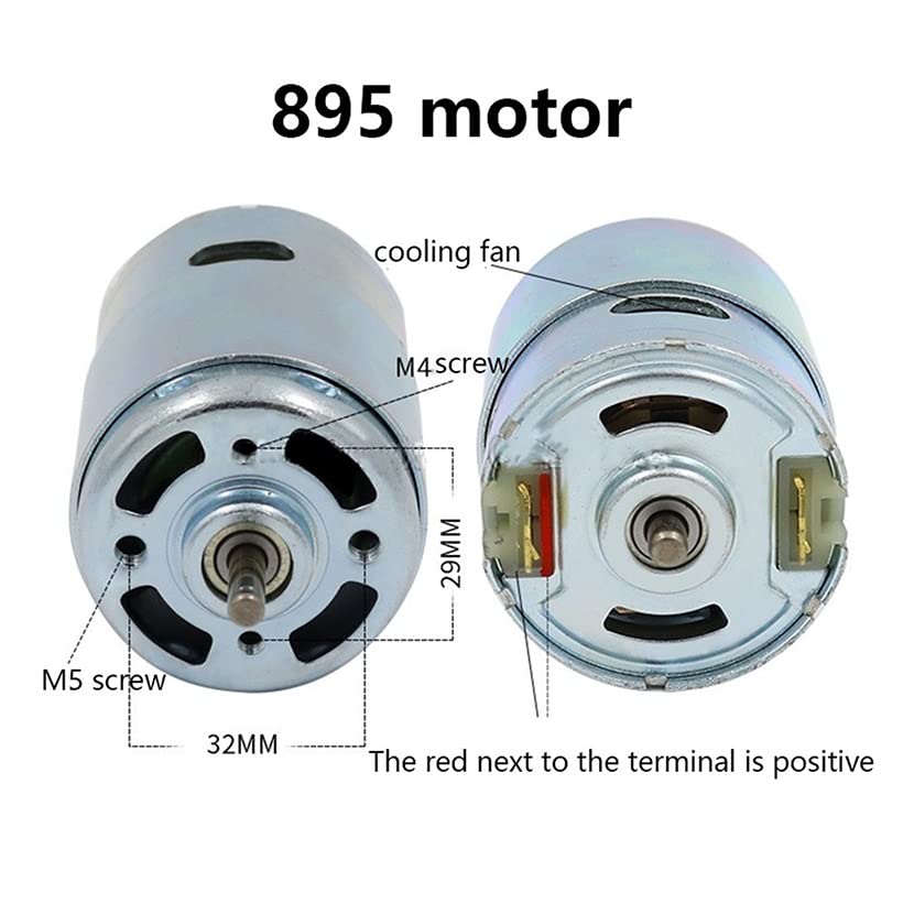 Leloo Lcuihong-Mini Motore dc Motore per cacciavite per Trapano a cordoni, 10. 8V 12V 14.4