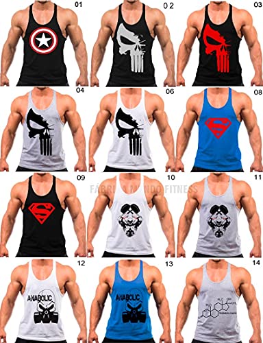 4 Regatas Cavada Ou Tradicional Academia Algodão Camisetas (G)