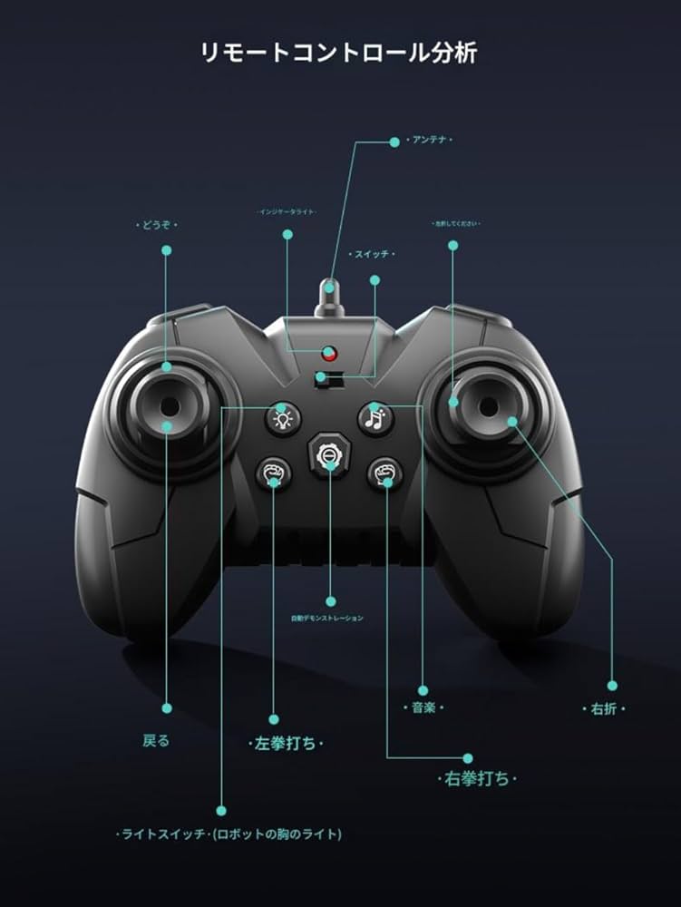 Amazon | Bivoyud 旋風ストライクバトル ラジコンロボットセット