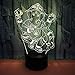 Produktbild Mehrere Farben Indischer Elefant 3d Nachtlicht Fernbedienung Touch Tischlampe LED Geschenk 3d Tischlampe