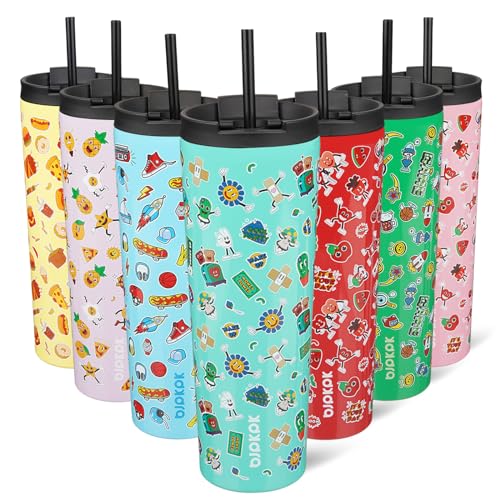 Image of BJPKPK 30 oz Coffee Tumbler with Straw, Insulated Stainless Steel Cup