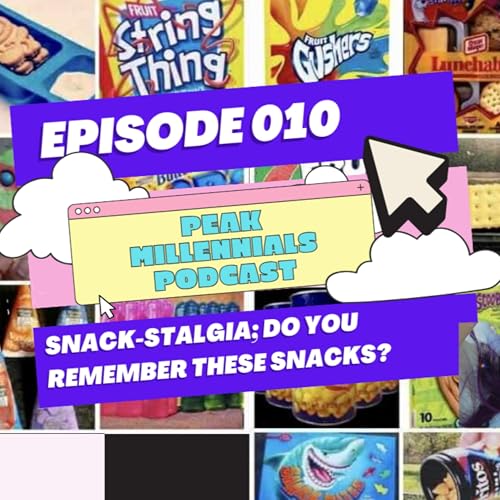 『Episode 010: Snack-stalgia; Do you remember these snacks? | Peak Millennials Podcast』のカバーアート