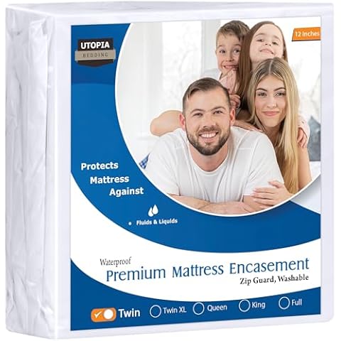 Utopia Bedding Waterproof Mattress Protector Twin Cover