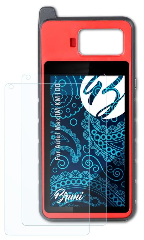 Bruni Screen Protector Compatible with Autel MaxiIM KM100 Film, Crystal Clear Screen Protector (2X)