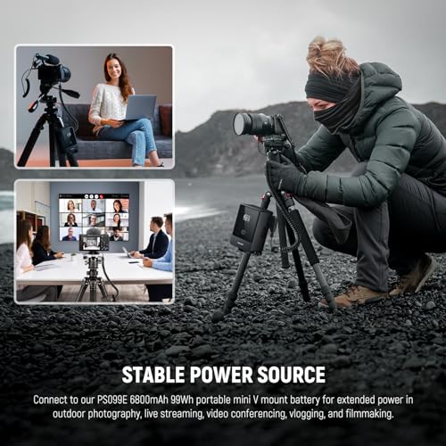 Image of NEEWER D Tap to NP-FW50 Dummy Battery with Cable for V Mount Battery, Stable Continuous Power Supply for Sony ZV-E10 A3000 A5000 A5100 A6000 A6100 A6300 A6400 A6500 A7 II A7R II A7S II, VP-FW50