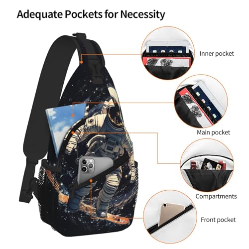 Mochila Sling Crossbody para mujer y hombre miniatura 4
