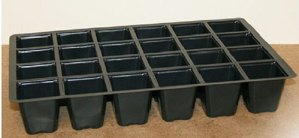 Viridis Hortus 20 Cell Insert Trays - 20 X 24 Cell Plug Plant Inserts For Seed Trays Vacapot V24