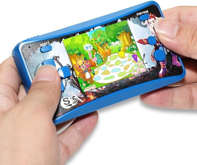 Amazon | HigoKids ハンドヘルドゲームコンソール 子供用 8ビット