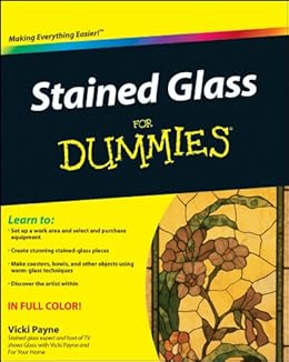 Books,Crafts, Hobbies & Home,Crafts & Hobbies Stained Glass For Dummies Vicki Payne