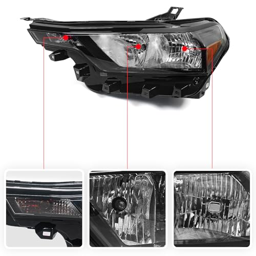 Huray Headlight for Chevy Colorado 2023 2024 2025 OE Halogen Type Front Lamp Replacement 87818226 85045266 GM2502545 (Driver Side (Left)) by Huray - Image 5