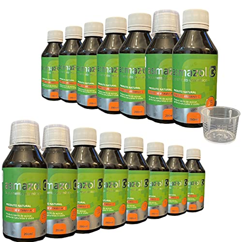 Asmazol +C Xarope de Tratamento para Asma - 15 frascos