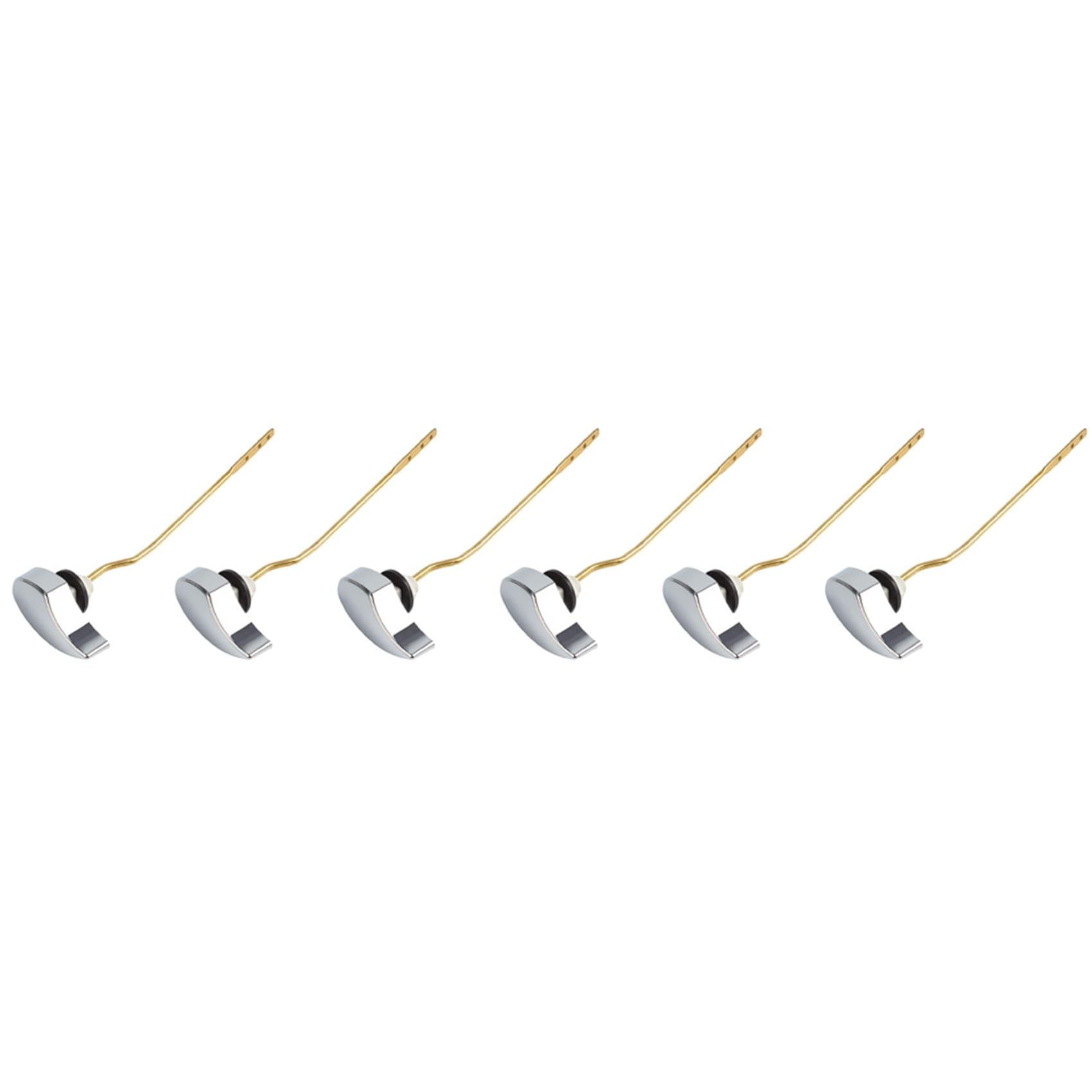 Palanca de descarga THU068CP con ajuste lateral preciso para cisterna de inodoro 6X