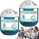 Indoor Air Purification Dust Removal Magic Box, 2PCS Indoor Luftreinigung Staub Entfernung Magic Box, Multi-Functional Air Magic Box zur Staubentfernung in Innenräumen, Continuously Purifying the Air