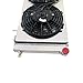 CFOTIXAR all Aluminum Radiator+Shroud Fans+Relay Compatible With 1991-2001 Jeep Cherokee Wagoneer XJ 4.0L Comanche L4 L6 Off Road Radiator Automotive Replacement Engine Radiators #1193