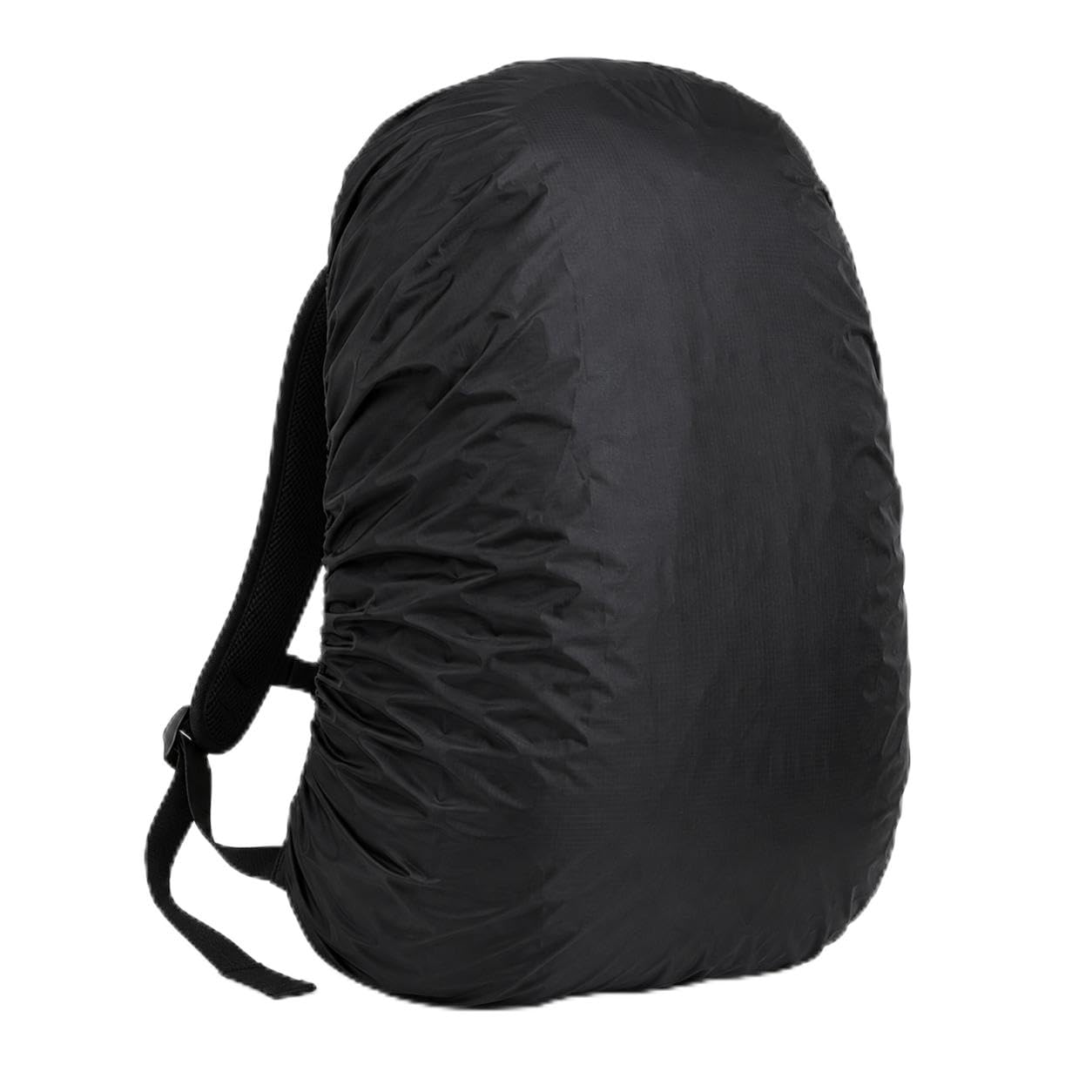 FERVENT Waterproof Backpack Rain Cover for 20L-40L Bags | Premium 210T Waterproof Nylon | Adjustable Buckle & Elastic | Dustproof UV Resistant | Lightweight Foldable Travel Laptop Bag Cover | Black-image-18