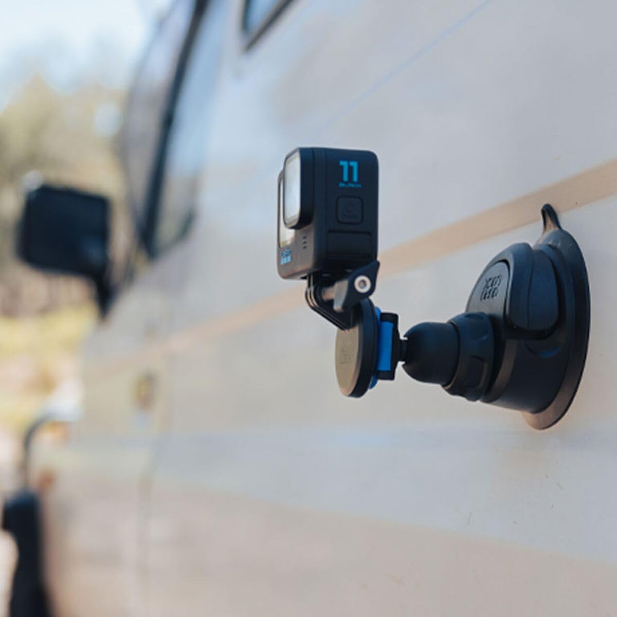 Quad Lock Adaptador para cámara de acción: compatible con GoPro, OSMO Action y otras cámaras