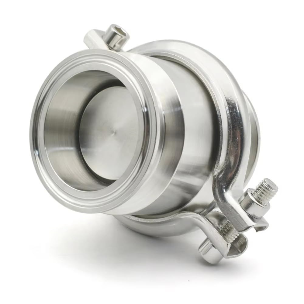 Válvula antirretorno vertical sanitaria SUS304 Tri-Clamp 19-102mm