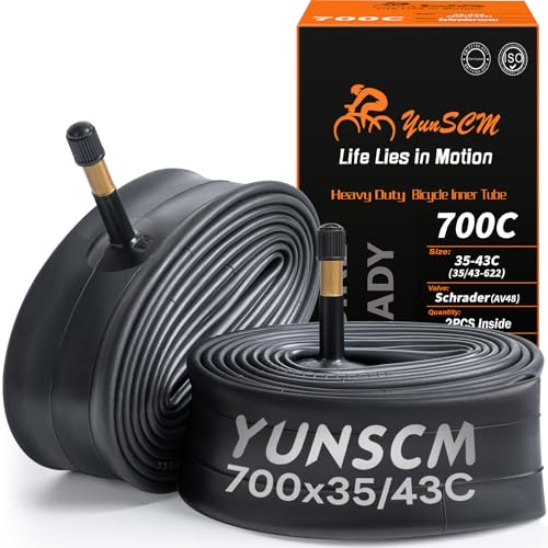 YunSCM 2er-Pack 35/43-622 Schlauche 28 Zoll 700CX35C/43C Schlauch 28x1.40...