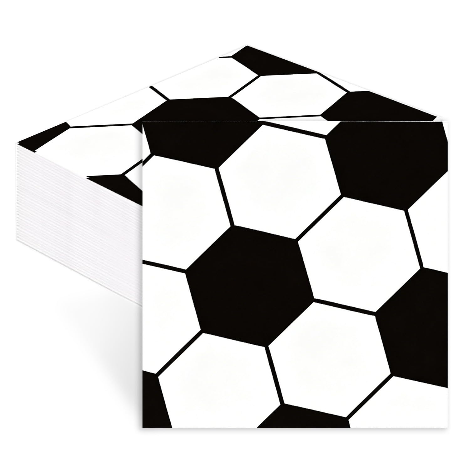 Football Napkins 40 Pack - Football Party Supplies, Disposable Paper Napkins for Birthday, Soccer Theme Party Decorations