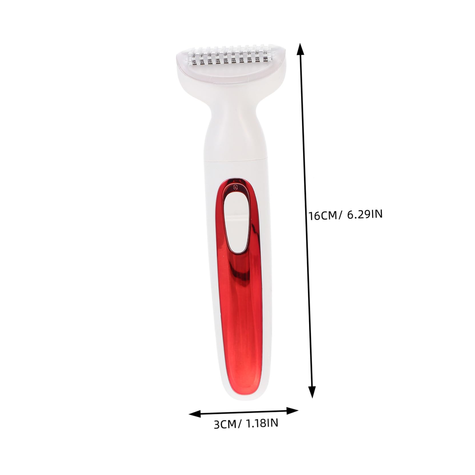 Depilatore Elettrico Ricaricabile USB Rosso per Uomo e Donna | Abs, Testina ad Alta Velocità, Portatile e Leggero, per Casa e Viaggio, 1 Pezzo