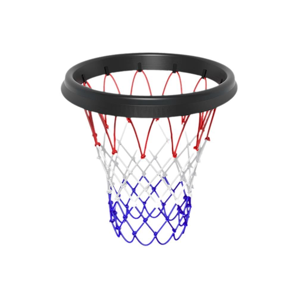 Portable Basketball Net - Easy Install Throw-and-Attach Replacement System for Rimless Hoops, Detachable Design for Indoor and Outdoor Use