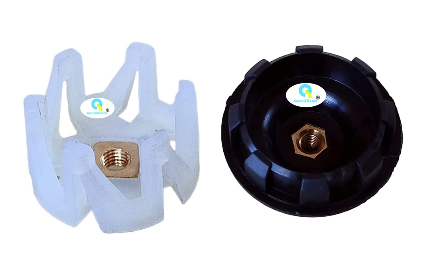 QemiQ Retail® Mixer Grinder"Jar Coupler +Atta Bowl Gear Teeth" Fits
