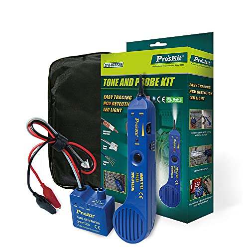 Pro'sKit Tongenerator-Kit 3PK-NT023N, Tracking-Tester-Kit AC Drah, Alle Kabel der Sprach- und Datenkategorie Tongenerator für Kabelsucher