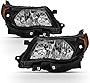 ACANII - For Black 2009-2013 Subaru Forester Headlights Headlamps w/Bulb Halogen Model Only Driver + Passenger Side