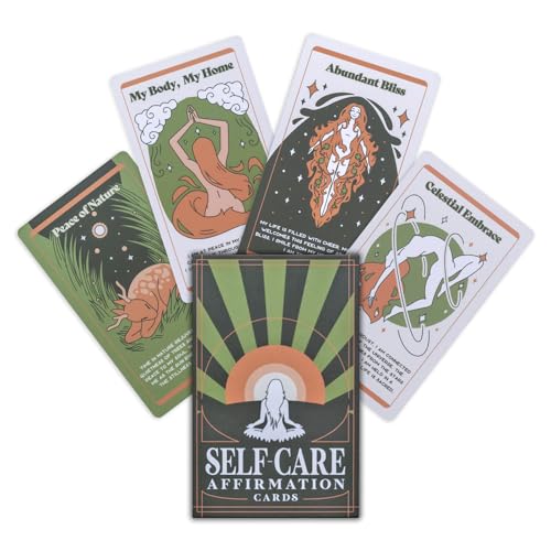 PURPLE CANYON Self Care Affirmation Cards | Positive Affirmations Cards