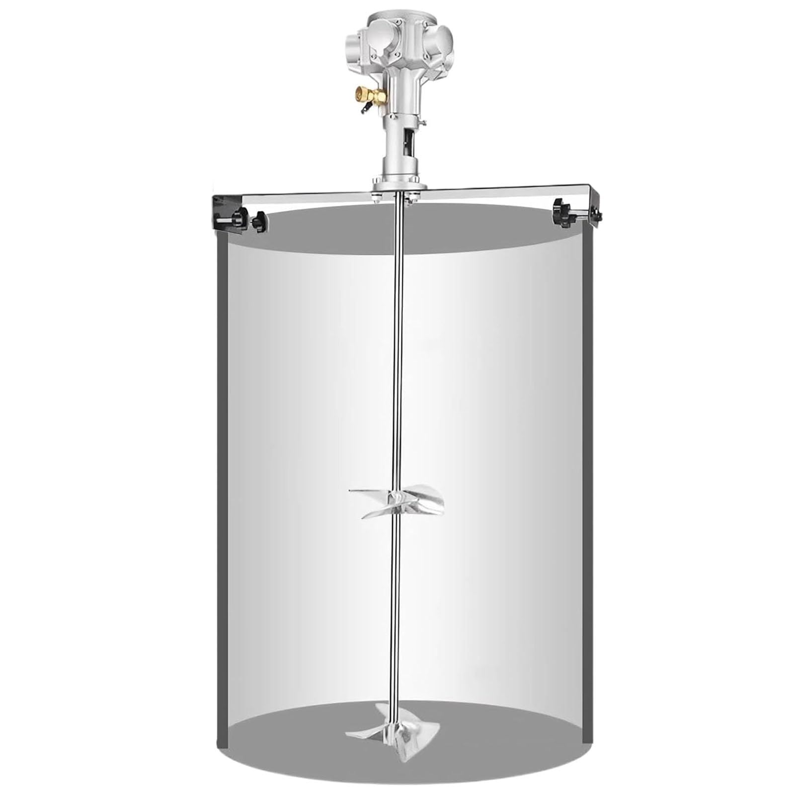 Pneumatyczny mikser do farb 55 l, 3/4 HP mieszadło powietrza do lepkich płynów, narzędzie do mieszania atramentu i barwników