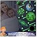 UNTOLD PLANETS 200+PCS Glow in The Dark Stars and Planets for Ceiling, 3D Realistic NASA Space Decor Dwarf Planets Pluto Moon Sun, Solar System for Kids Wall Decals, Boys Room Decor, Christmas Gift