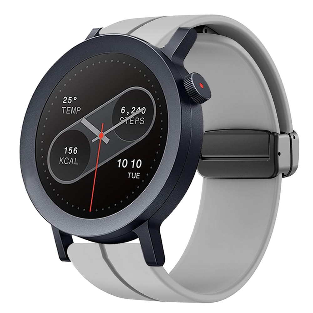 LamshawCompatible wit CMF Watch Pro 2 Band, Soft Silicone Magnetic Buckle Sport Wristband Replacement Straps Compatible for CMF Watch Pro, Watch Pro 2 Smartwatch