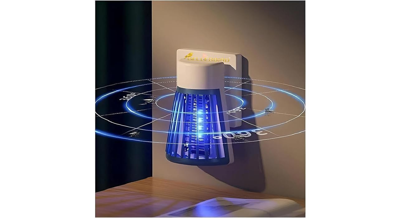 Mosquito Insect Bug Zapper Trap Killer LED Lamp, Electronic Mosquito Killer Machine Trap Lamp-Mosquito Killer Lamp for Home,Electric Machar Mosquito Killer Repellent Machine (B0D3B3N5F3) Amazon Price History, Amazon Price Tracker