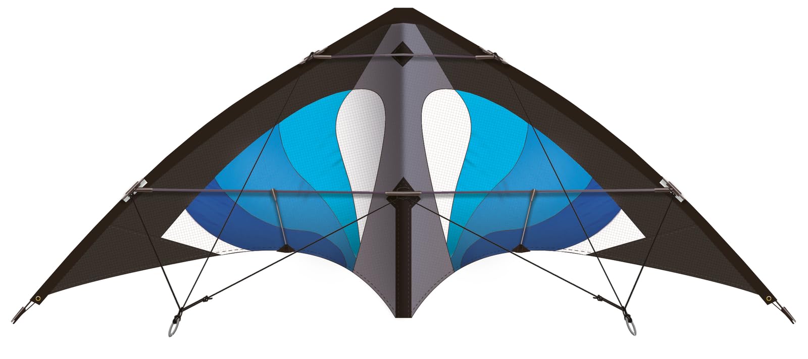 Günther Flugspiele 1043 - Cometa Deportiva Hurricane 150 GX, Aprox. 150 x 65 cm, Cometa Deportiva de Aire de poliéster Ripstop Resistente a la Rotura, para niños a Partir de 12 años