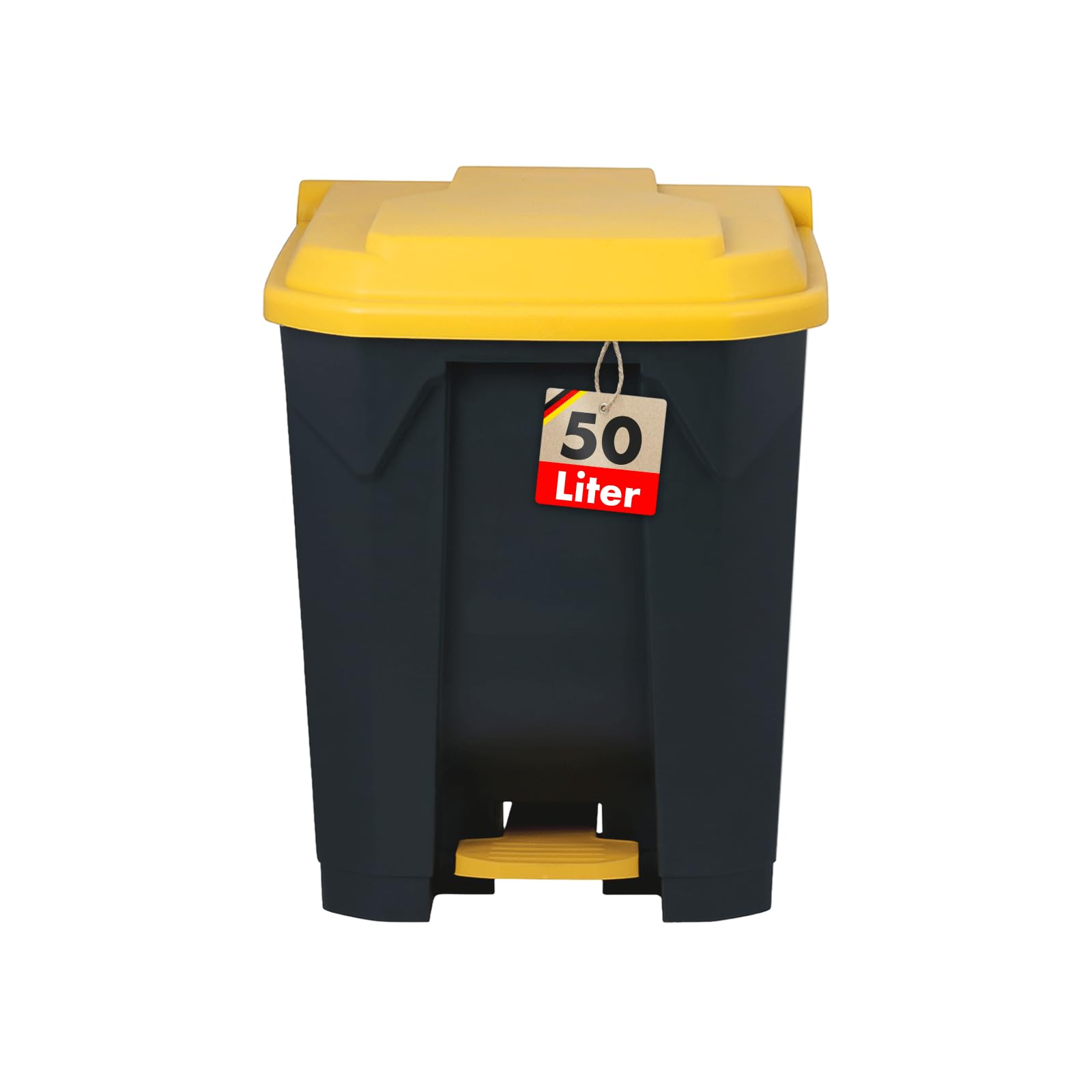 Cestino Cucina Nero Curver Pattumiera A Pedale 50 Litri Nero - Cestino Cucina Con Coperchio E Portasacchi Pattumiera Pedale