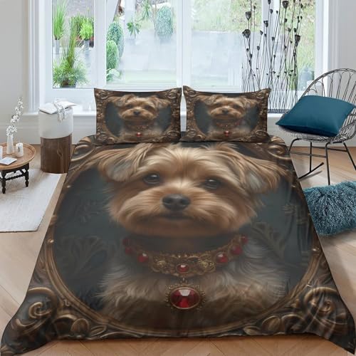 Parure de lit hypoallergénique avec housse couette 140x200 microfibre