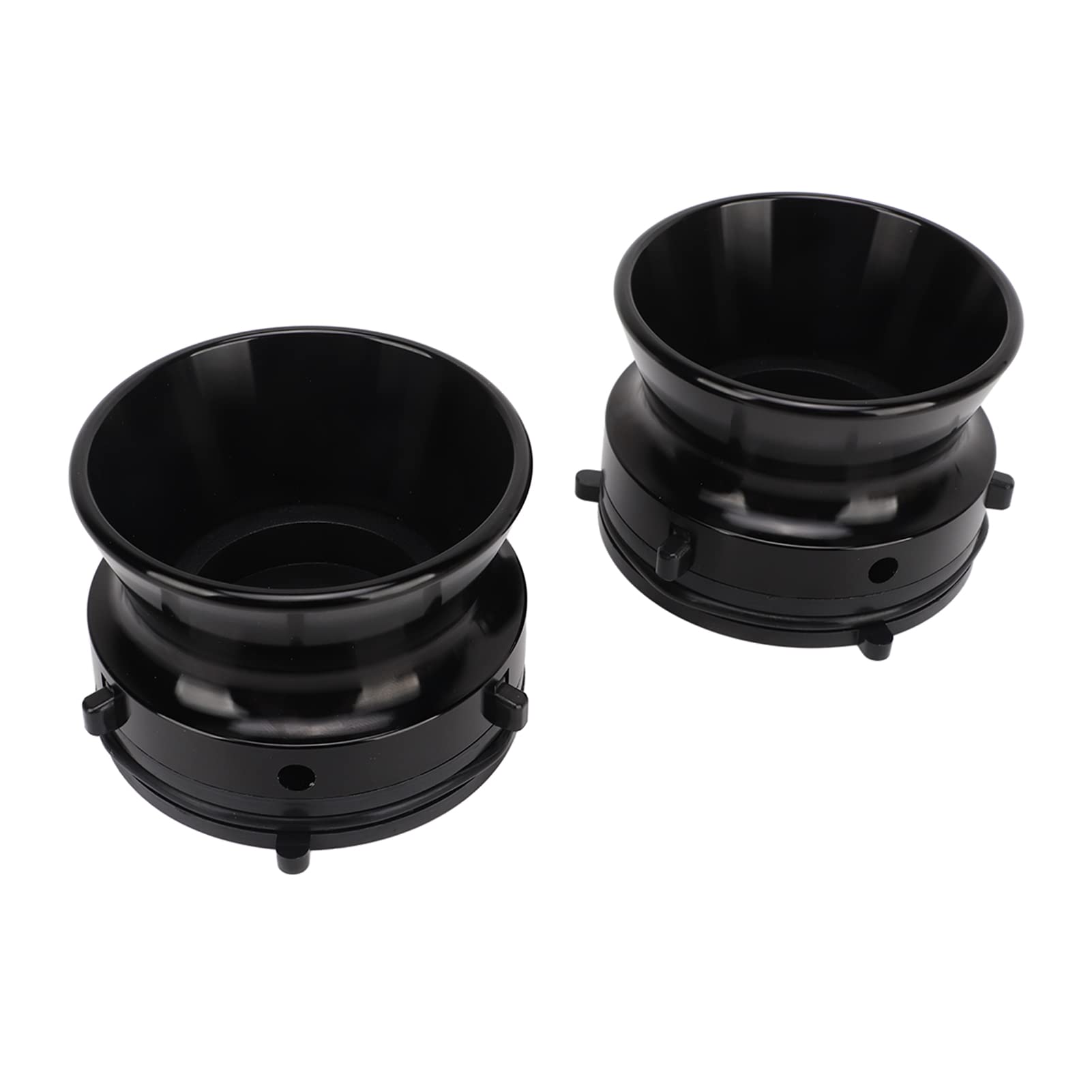 Adaptador de cubo NAB de 1 par 1 par, adaptador de cinta de aleación de aluminio de 10 pulgadas para carrete de carrete para grabadoras de cinta de carrete universal Studer (Negro)