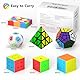 Vdealen Zauberwürfel Set, Speed Cube von 2x2 3x3 4x4 Pyramide Megaminx Magic Snake Zauberwürfel Original, Magic Cube Würfel Puzzle, Geschenk für Kinder Teenager Erwachsene(7er Pack)